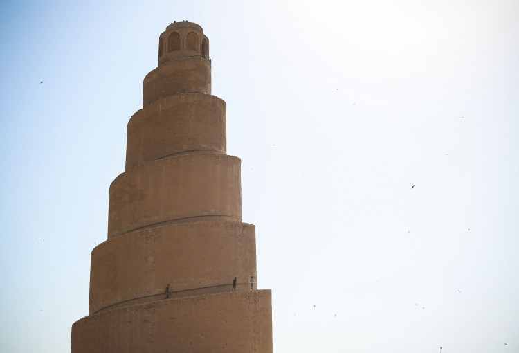 Irakın bin yılık ünlü Melviye minaresi