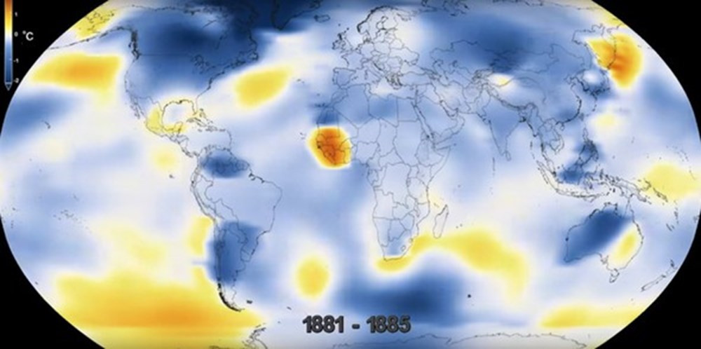 Dünya nasıl ısınıyor: Yıllara göre küresel ısınma haritaları