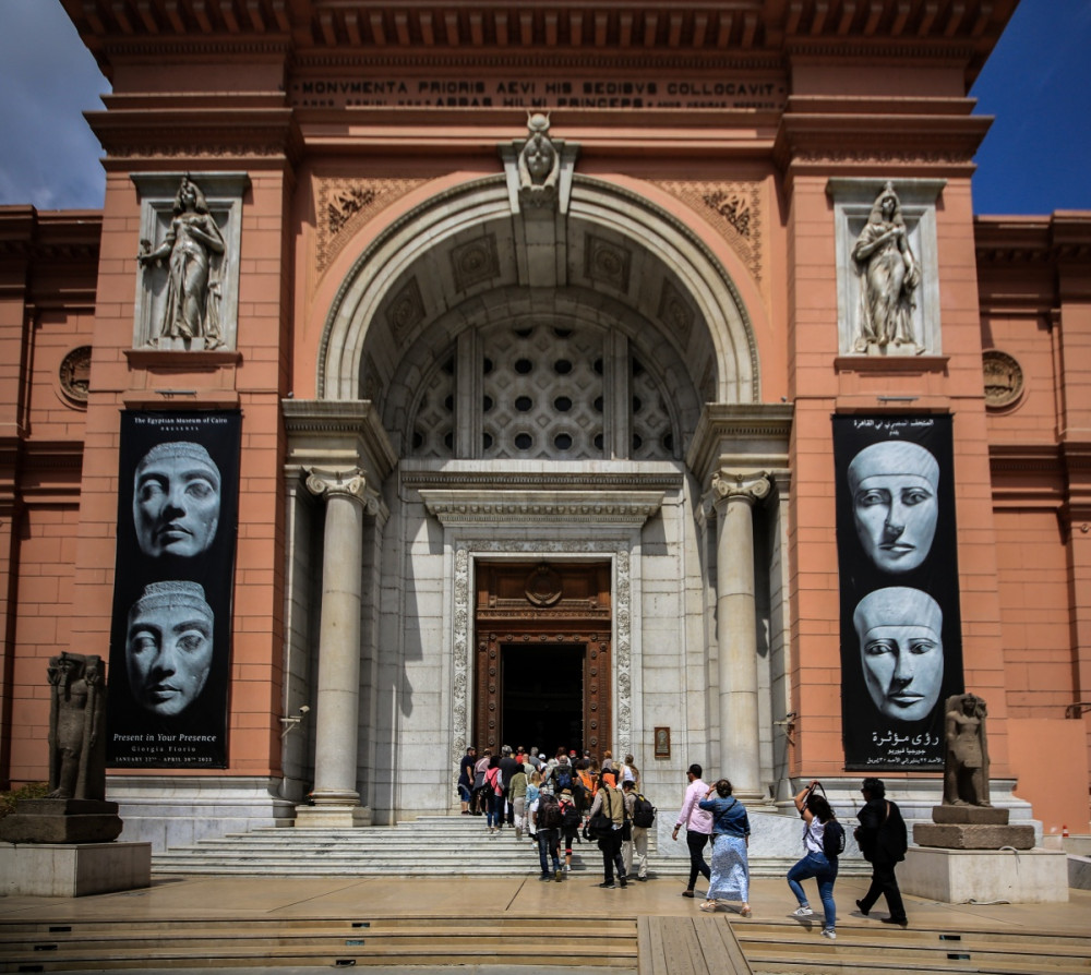Kahire Mısır Müzesine 40 fotoğraflık seyahat