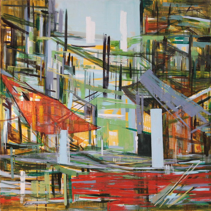 aslihan kaplan bayrak in mekan icre sergisi kultur sanat