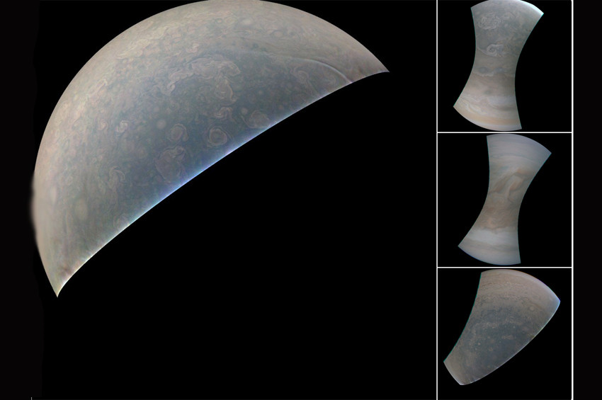 NASA Jüpiterden yeni fotoğraflar yayınladı