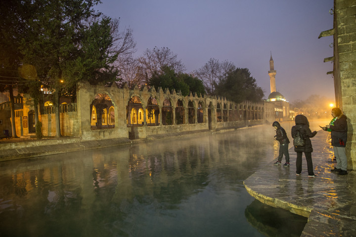 Balıklıgölden yağmur manzaraları