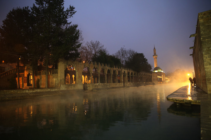 Balıklıgölden yağmur manzaraları