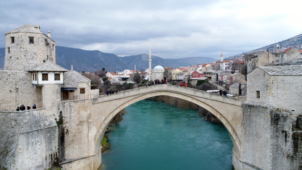  Bosna Hersekin  tarihi Mostar Köprüsü