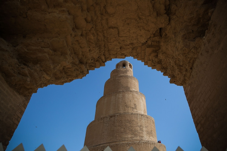 Irakın bin yılık ünlü Melviye minaresi