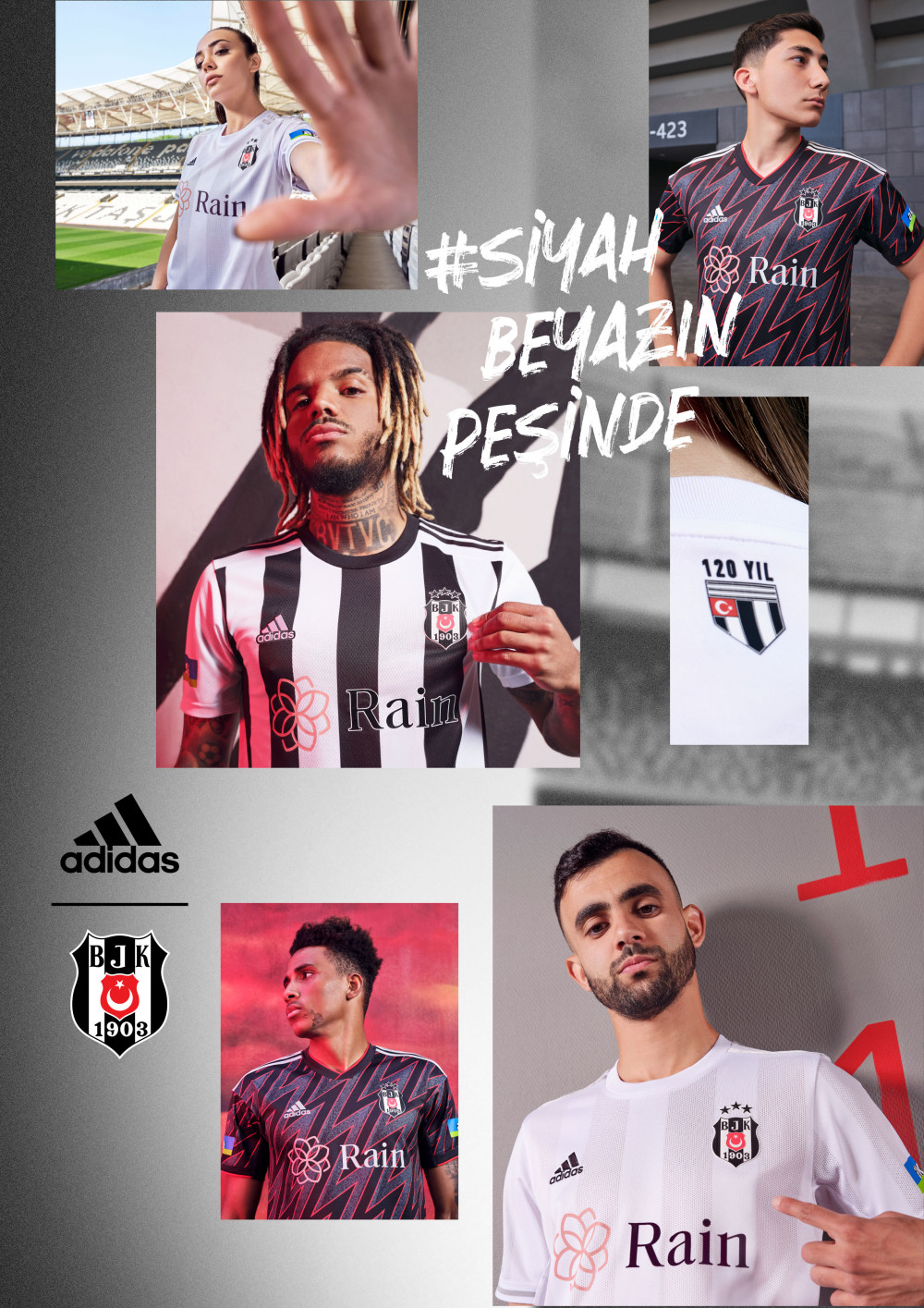 Beşiktaşın 120. yıl formaları belli oldu