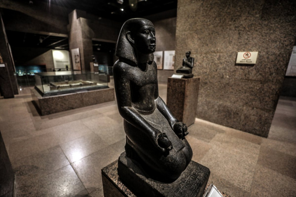 Nubiya Müzesinde sergilenen Mısır Mumyaları