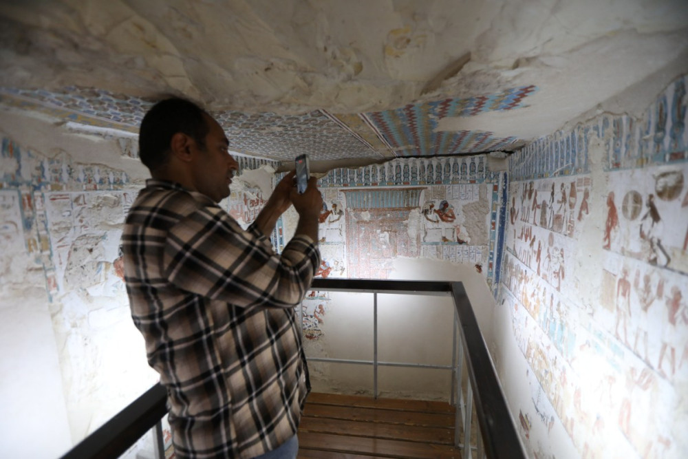 Firavun Amenhotep Rabuya ve oğlu Samutun mezarı ziyarete açıldı